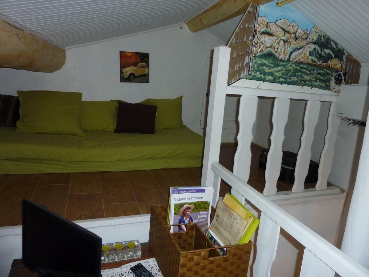 Gite Fa Mille Maison Bleu Robion en Luberon Dış mekan fotoğraf